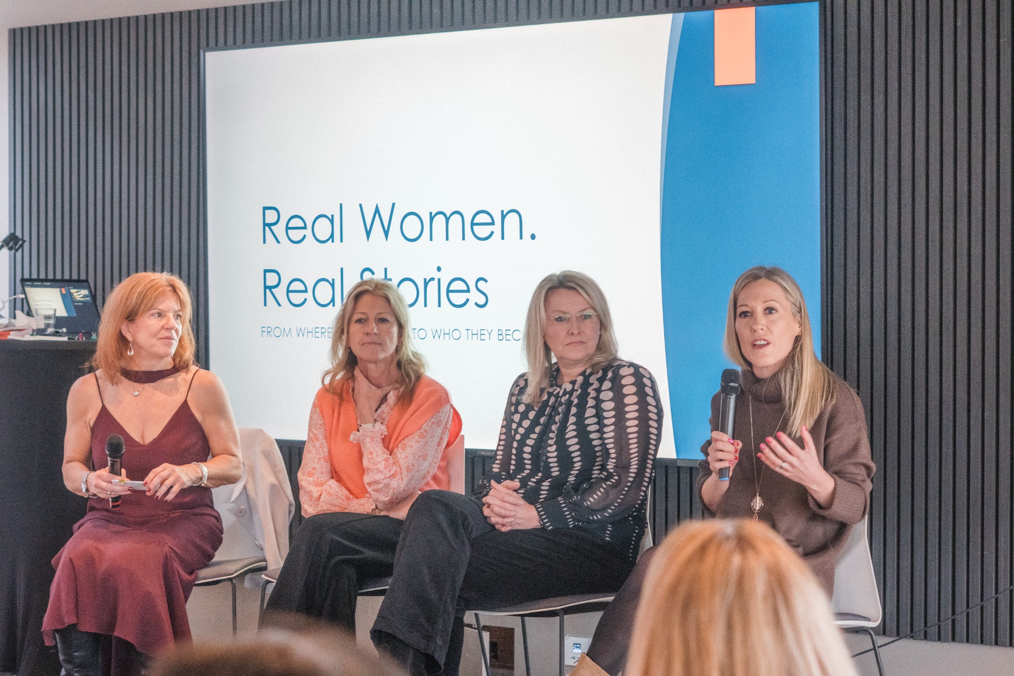 Women sharing their stories at Wealth Reimagined